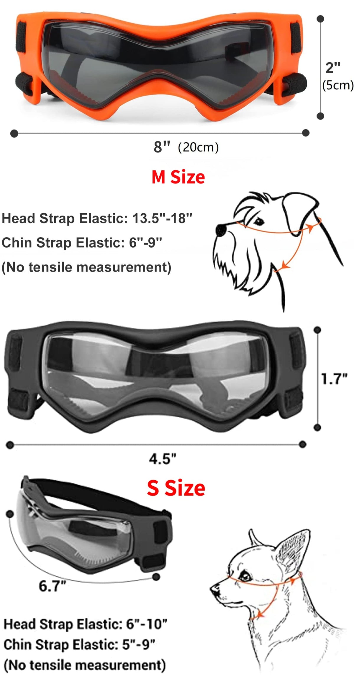 ATUBAN Dog Goggles for Small Dogs with Helmet,2pc Dog Sunglasses and Dog Helmet Set for Small Medium Dog Outdoor Driving Walking