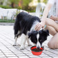 Collapsible Pet Silicone Dog Food Water Bowl Outdoor Camping Travel Portable Folding Pet Supplies Pet Bowl Dishes with Carabiner