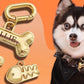 Memopaw Design Personalized Pet Dog Name Tag Copper Free Engraving Anti-lost Collars Tag for Dogs Cats Nameplate