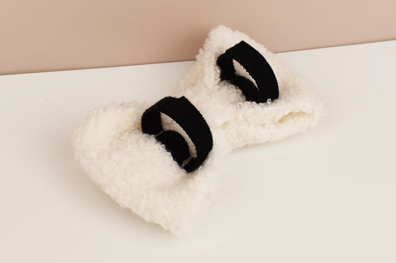 Pet Dog wedding Handmade knitted necklace Pet dog supplies Woven accessories Autumn Winter Christmas set Teddy 04