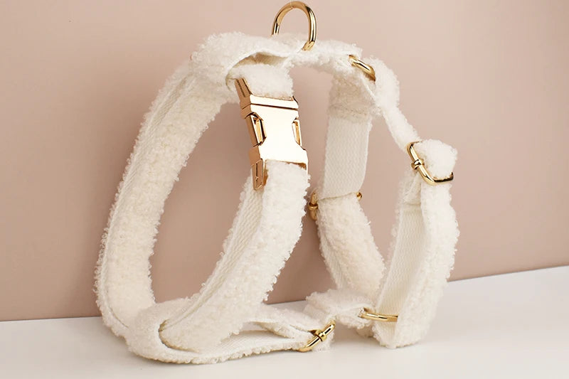 Pet Dog wedding Handmade knitted necklace Pet dog supplies Woven accessories Autumn Winter Christmas set Teddy 04