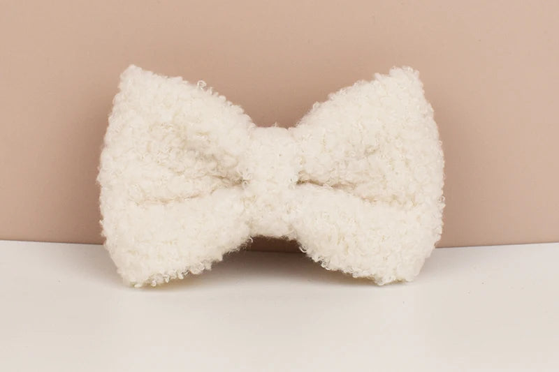 Pet Dog wedding Handmade knitted necklace Pet dog supplies Woven accessories Autumn Winter Christmas set Teddy 04