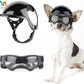 ATUBAN Dog Helmet and Dog Goggles for Small Dogs-Pet Motorcycle Helmet Hat with Ear Holes Adjustable Straps for Puppy Riding