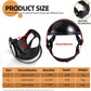ATUBAN Dog Goggles for Small Dogs with Helmet,2pc Dog Sunglasses and Dog Helmet Set for Small Medium Dog Outdoor Driving Walking