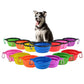 Collapsible Pet Silicone Dog Food Water Bowl Outdoor Camping Travel Portable Folding Pet Supplies Pet Bowl Dishes with Carabiner