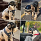ATUBAN Dog Goggles for Small Dogs with Helmet,2pc Dog Sunglasses and Dog Helmet Set for Small Medium Dog Outdoor Driving Walking