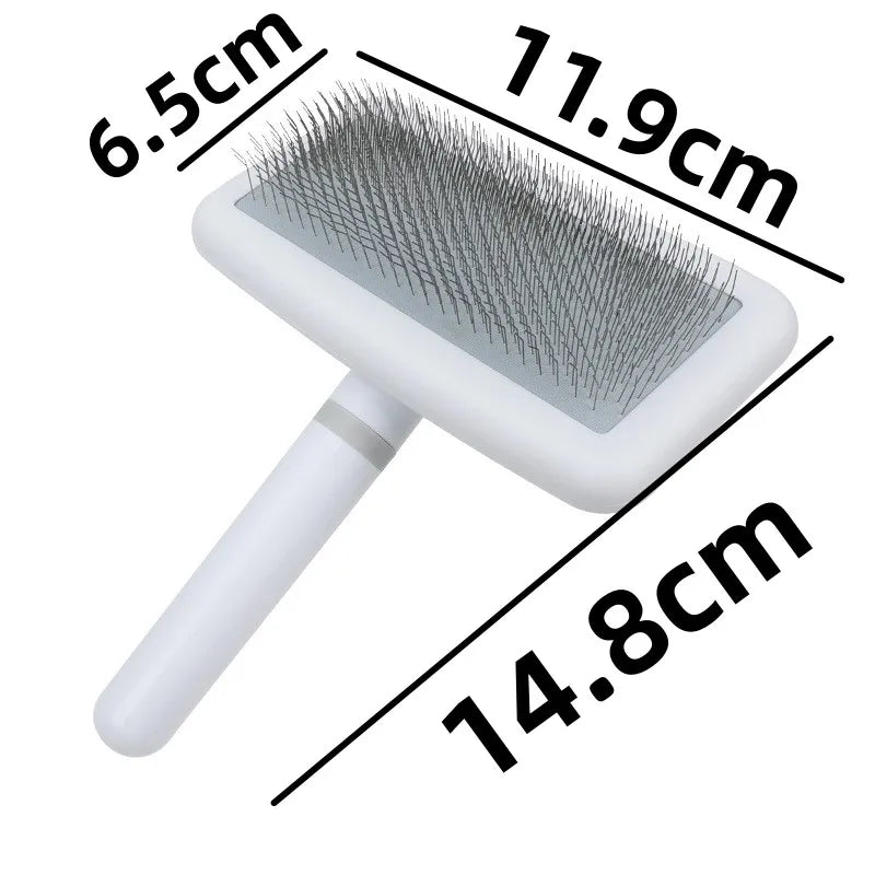 Dog Brush Pet Hair Remover Massage Dog Combs Pet Grooming Stainless Steel Brush for Dogs Knot Opening Cat Comb Dogs Accessories