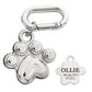 Memopaw Design Personalized Pet Dog Name Tag Copper Free Engraving Anti-lost Collars Tag for Dogs Cats Nameplate