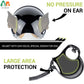 ATUBAN Dog Goggles for Small Dogs with Helmet,2pc Dog Sunglasses and Dog Helmet Set for Small Medium Dog Outdoor Driving Walking