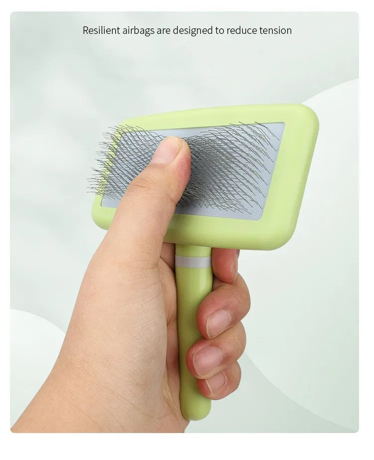 Dog Brush Pet Hair Remover Massage Dog Combs Pet Grooming Stainless Steel Brush for Dogs Knot Opening Cat Comb Dogs Accessories