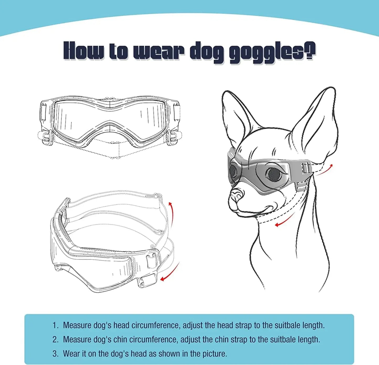 ATUBAN Dog Goggles for Small Dogs with Helmet,2pc Dog Sunglasses and Dog Helmet Set for Small Medium Dog Outdoor Driving Walking