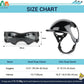 ATUBAN Dog Helmet and Dog Goggles for Small Dogs-Pet Motorcycle Helmet Hat with Ear Holes Adjustable Straps for Puppy Riding