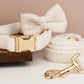 Pet Dog wedding Handmade knitted necklace Pet dog supplies Woven accessories Autumn Winter Christmas set Teddy 04