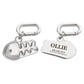 Memopaw Design Personalized Pet Dog Name Tag Copper Free Engraving Anti-lost Collars Tag for Dogs Cats Nameplate